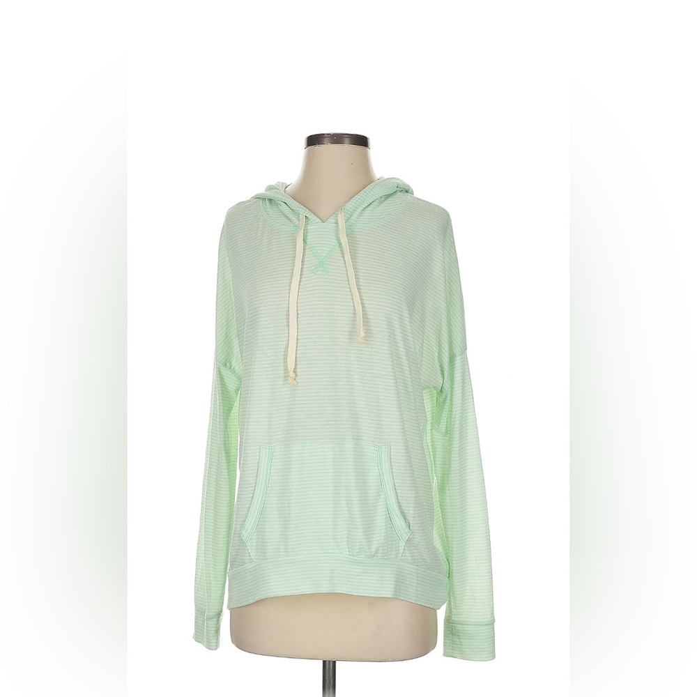 American Eagle Outfitters Light Green Striped Top